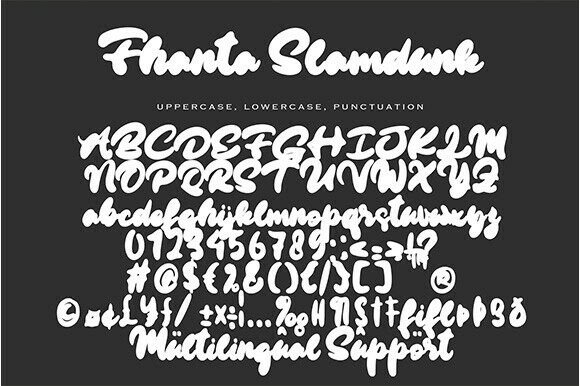 Fhanta Slamdunk Font - Preview 1