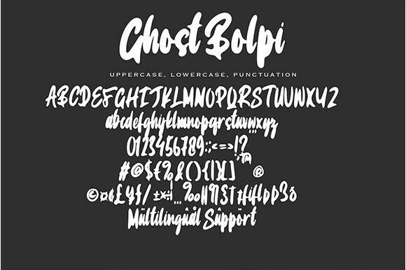 Ghost Bolpi Font - Preview 5