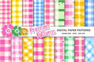 Gingham Seamless Repeat Pattern Graphic by Precision Patterns ...
