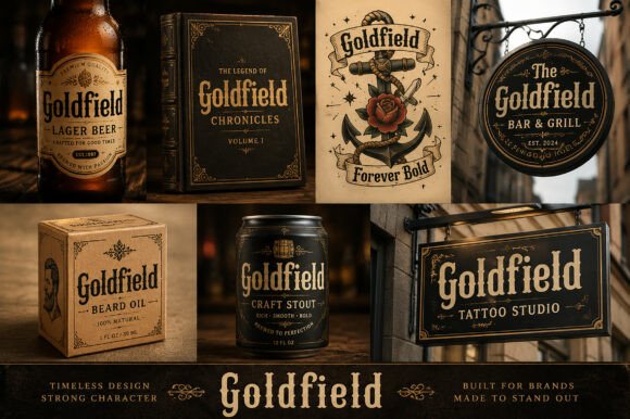 Goldfield Font - Preview 2