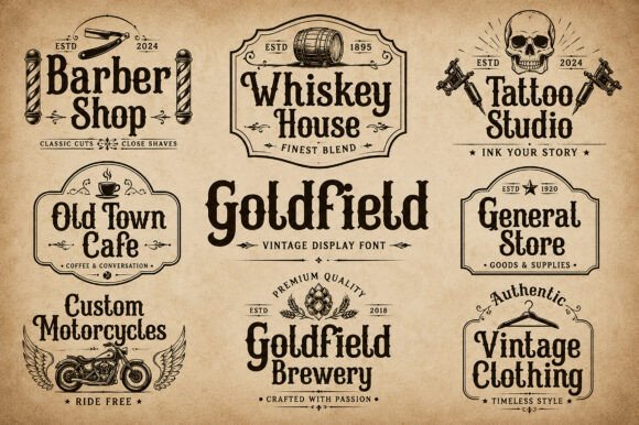 Goldfield Font - Preview 3