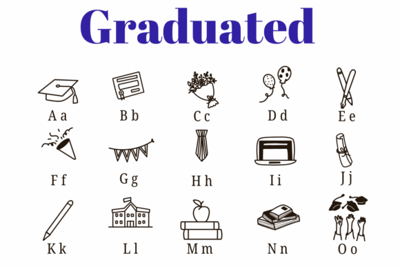Graduated Font - Preview 1