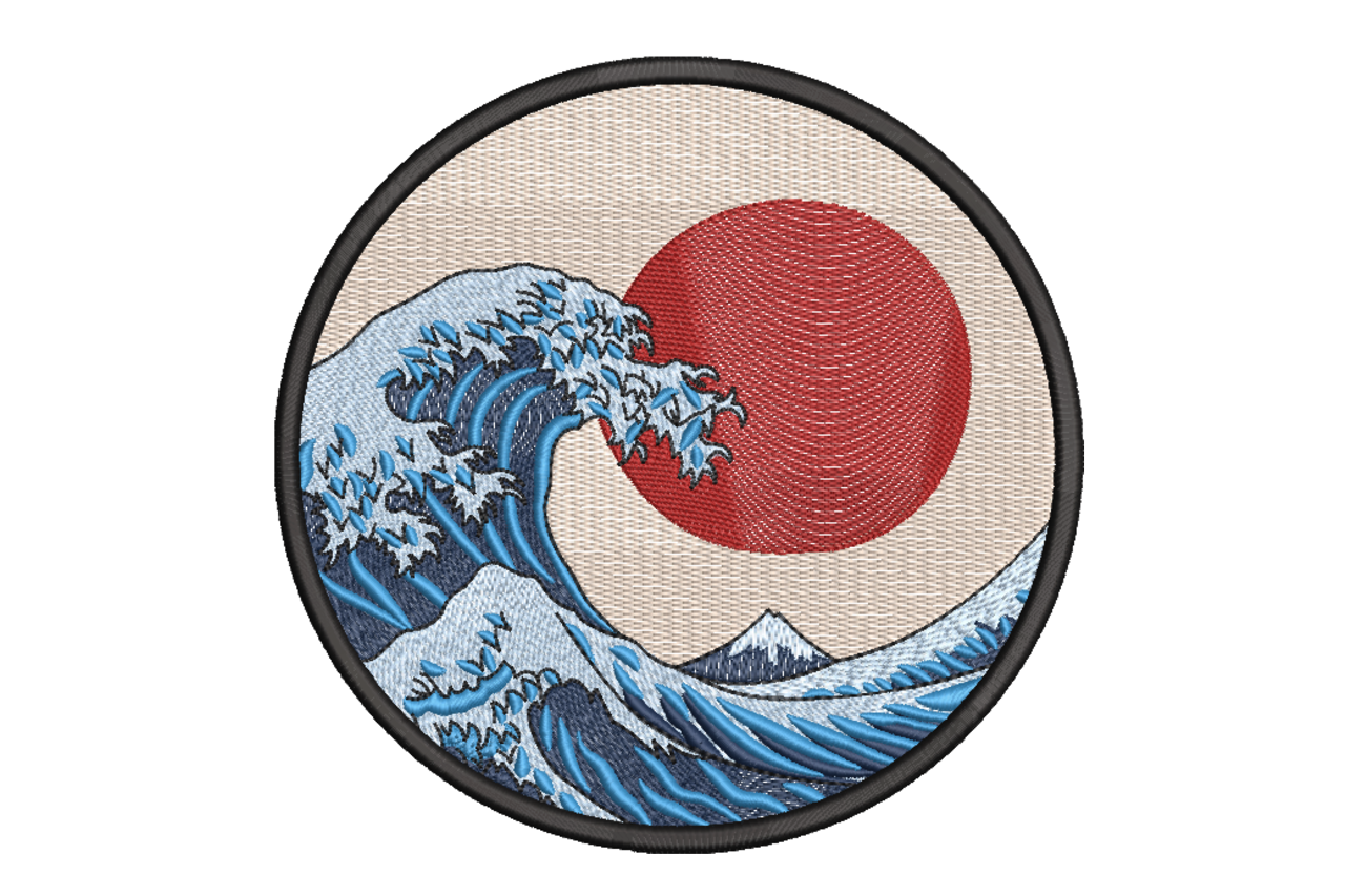 Great Wave & Red Sun