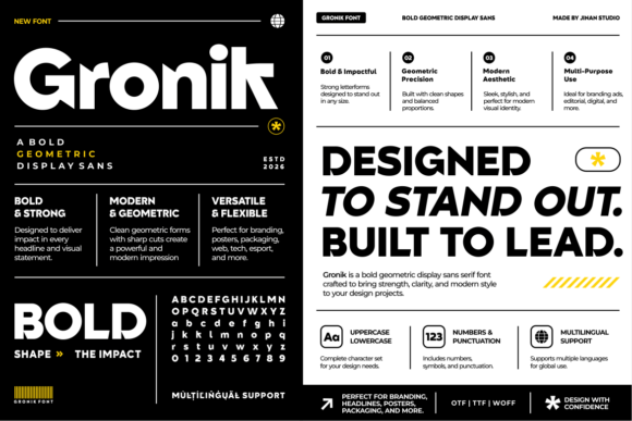 Gronik Font - Preview 1