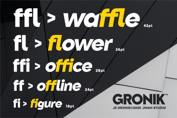 Gronik Font - Preview 6