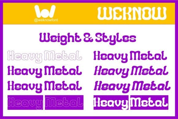 Heavy Metal Font - Preview 6