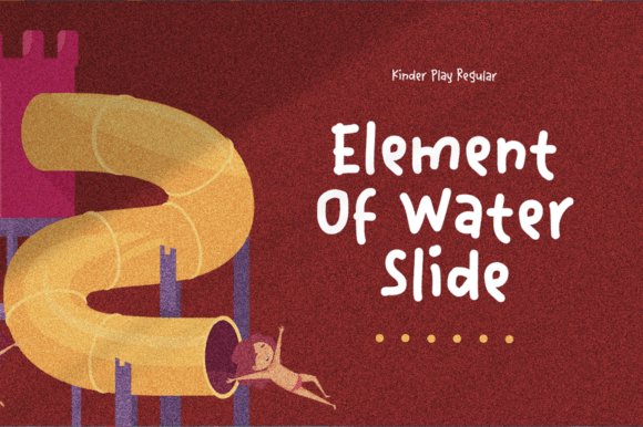 Kinder Play Font PNG with transparent background - Preview 4