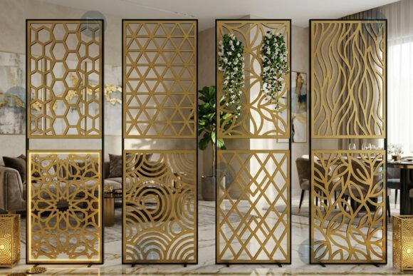 Laser Cut Room Divider Panel SVG Bundle Laser Cutting By NGISED