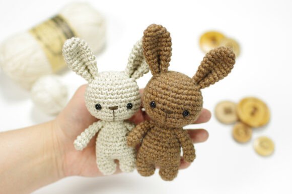 Miniature Crochet Bunny