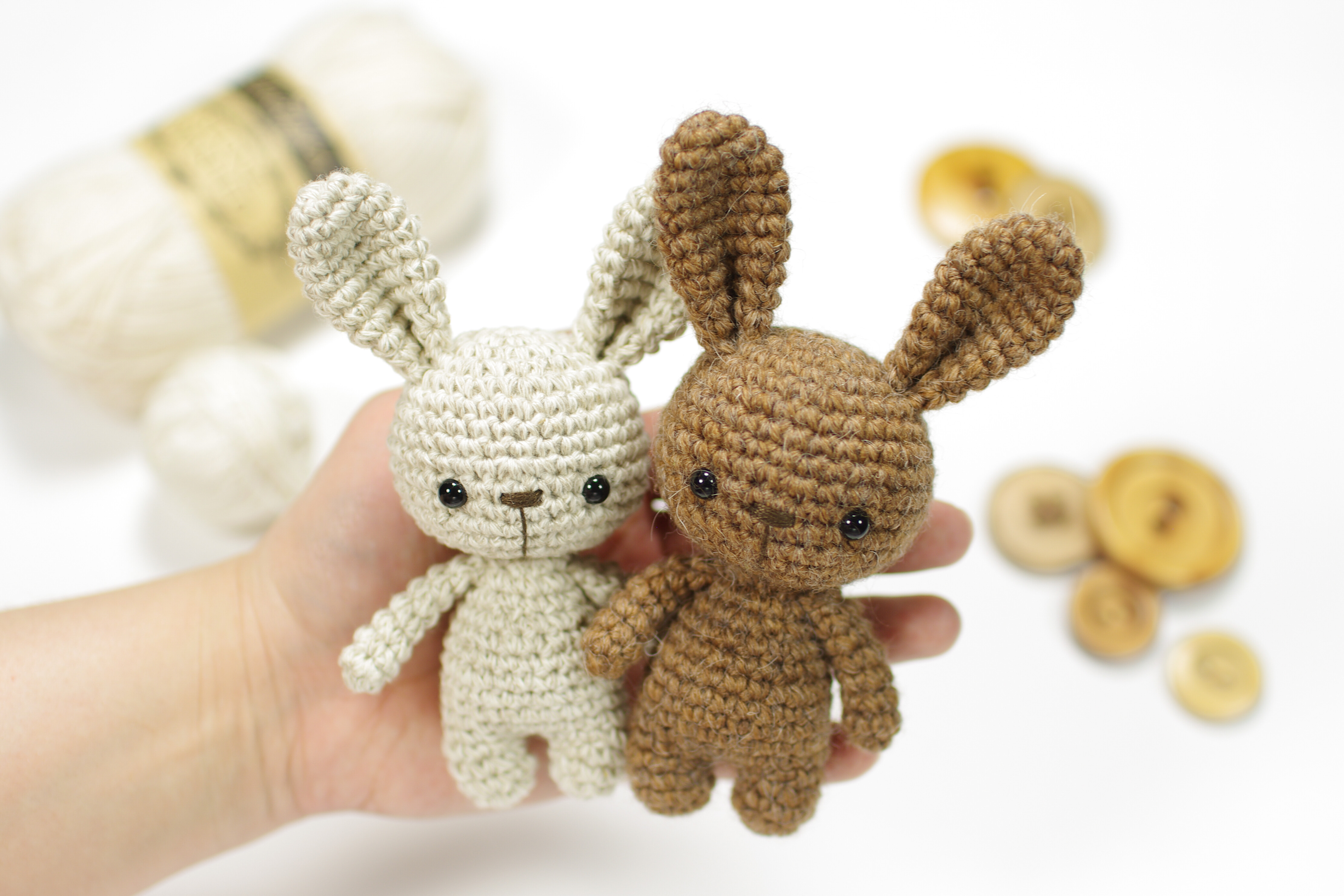 Miniature Crochet Bunny