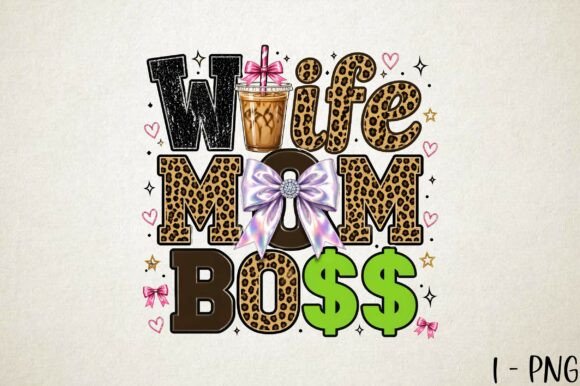 Mother's Day Mom Wife Boss Collage PNG Graphic by Dream Print ...