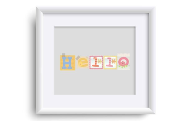 Noted Pastel Font PNG with transparent background - Preview 4