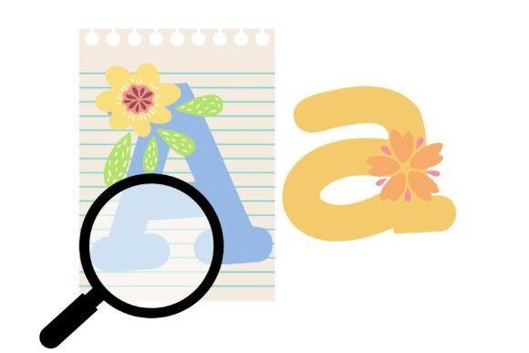 Noted Pastel Font PNG with transparent background - Preview 5