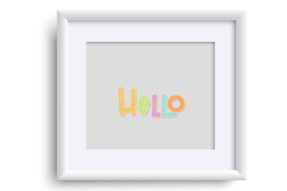 Pastel Cookies Font PNG with transparent background - Preview 4