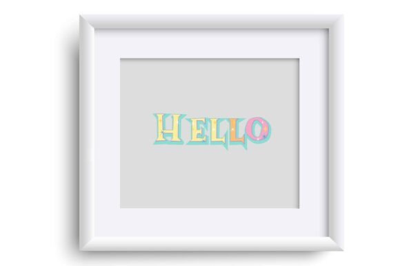 Pastel Game Font PNG with transparent background - Preview 4