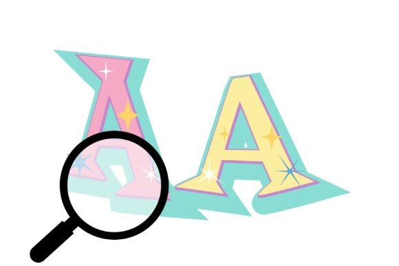 Pastel Game Font PNG with transparent background - Preview 5
