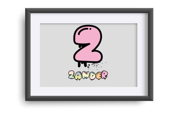 Pastel Urban Art Font PNG with transparent background - Preview 3