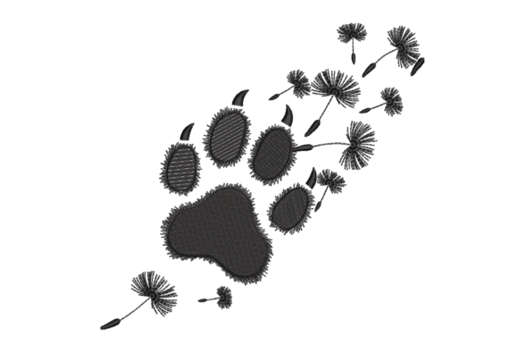 Paw Print Dandelions