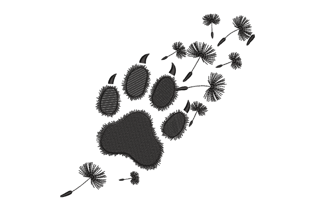 Paw Print Dandelions