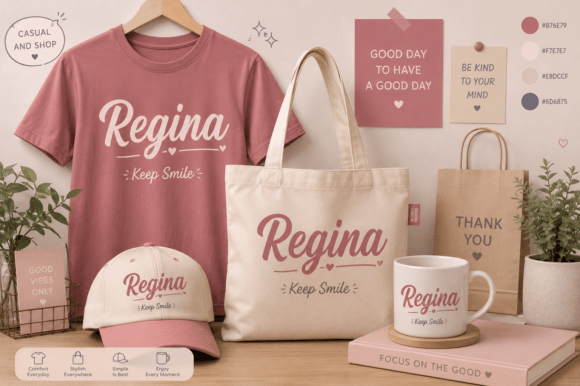 Rosalyna Font PNG with transparent background - Preview 2