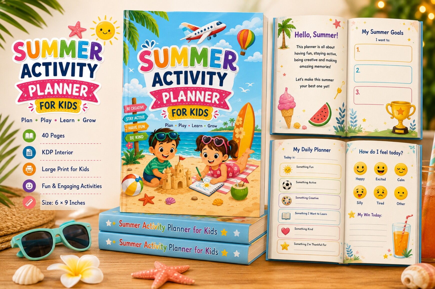 Summer Activity Planner for Kids