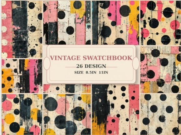 Abstract Grunge Polka Dot Backgrounds Graphic Backgrounds By Attractions Artist