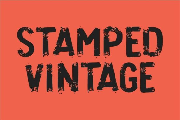 Black Stamp Font - Preview 2