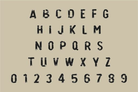 Black Stamp Font - Preview 3