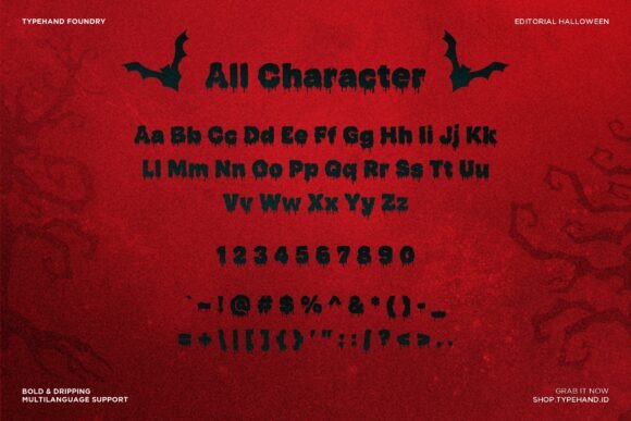 Blood Well Font - Preview 1