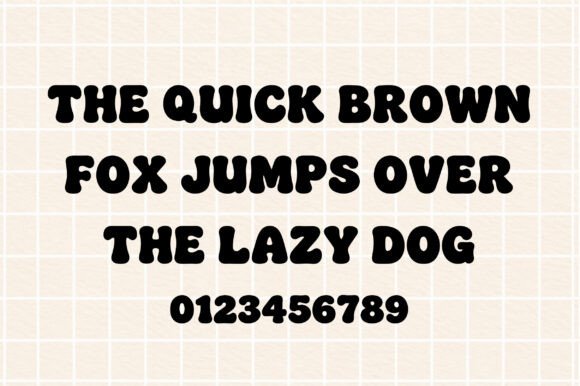 Bubble Play Font - Preview 1