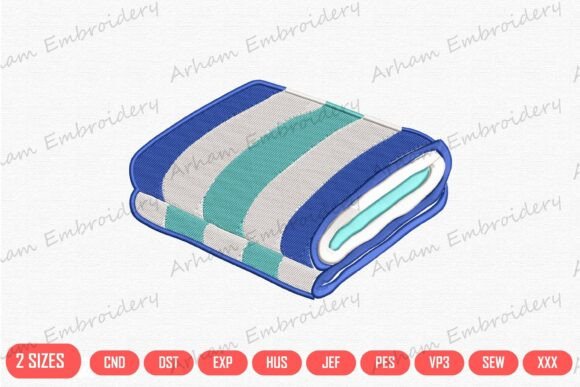 Coastal Beach Towel Summer Relax