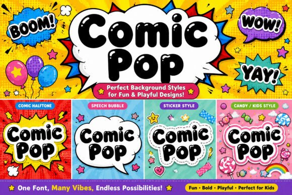Comic Pop Font - Preview 2