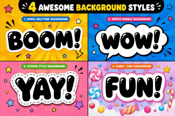 Comic Pop Font - Preview 3
