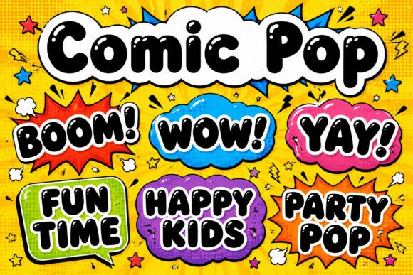 Comic Pop Font - Preview 6