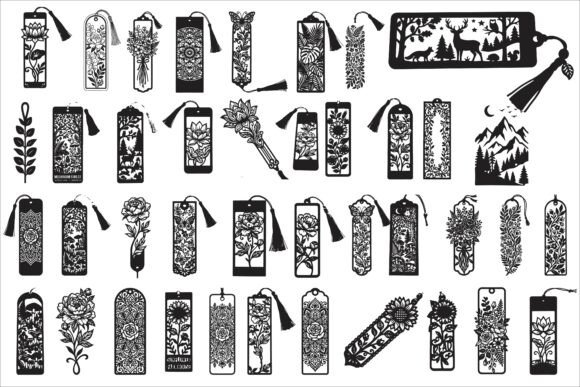 Creative Bookmark Bundle Graphic Crafts By Amazin_art