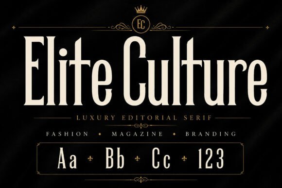 Elite Culture Font - Preview 3