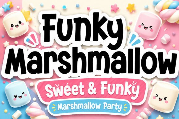 Funky Marshmallow Font - Preview 1