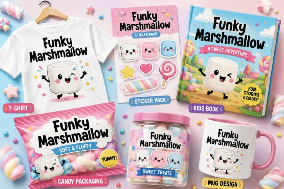 Funky Marshmallow Font - Preview 3