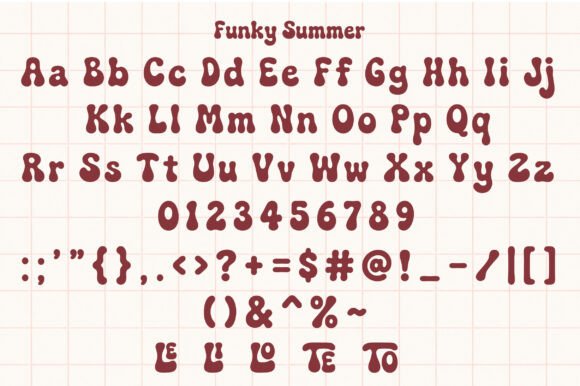 Funky Summer Font - Preview 2