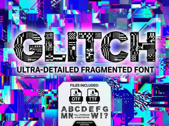 Glitch Font - Preview 2