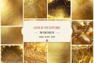Gold Metallic Texture Luxury Foil Paper Graphic by Artistry Haven ...