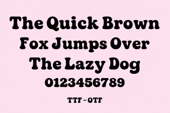 Happy Bubble Font PNG with transparent background - Preview 3