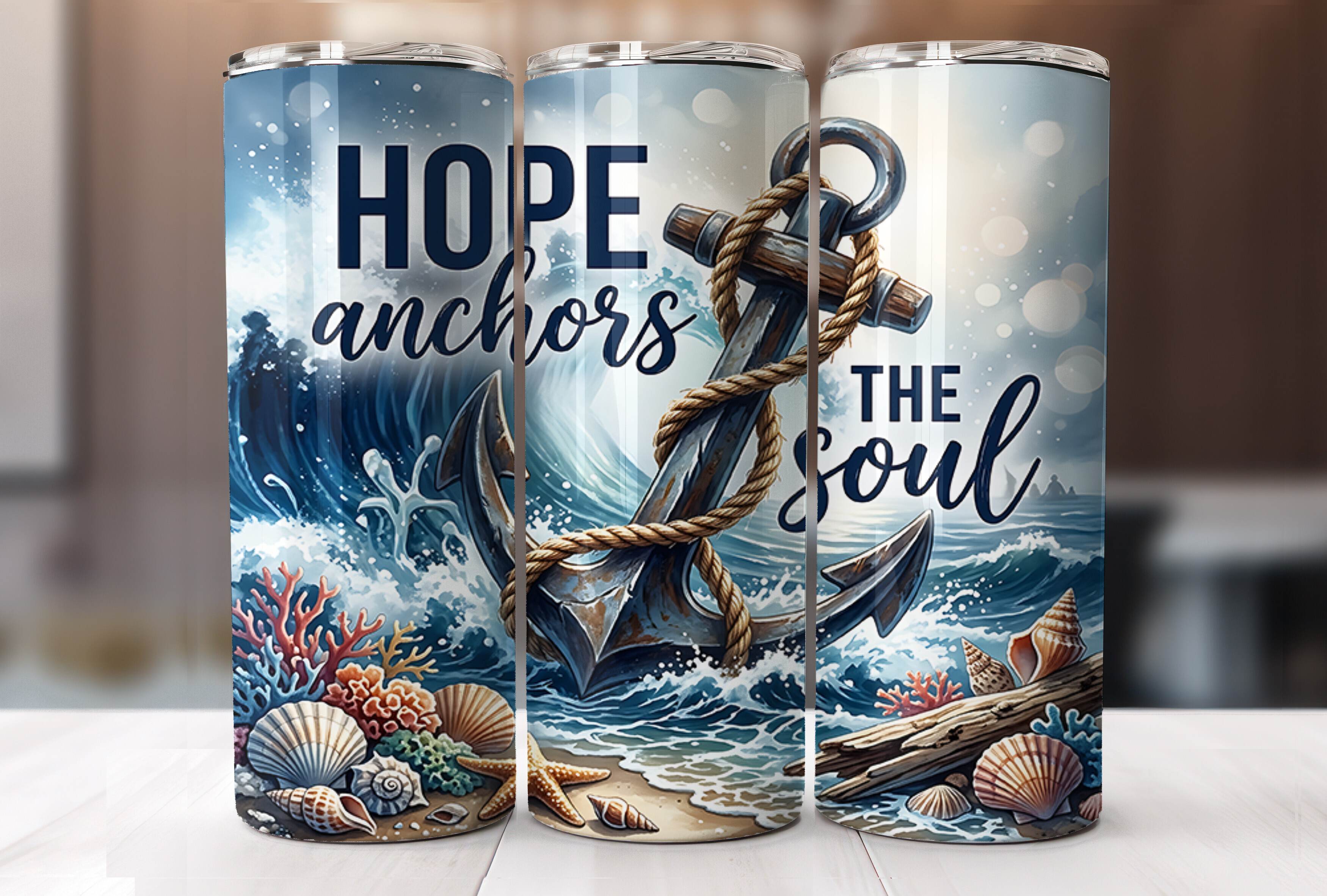 Hope Anchors the Soul 20oz Tumbler Wrap
