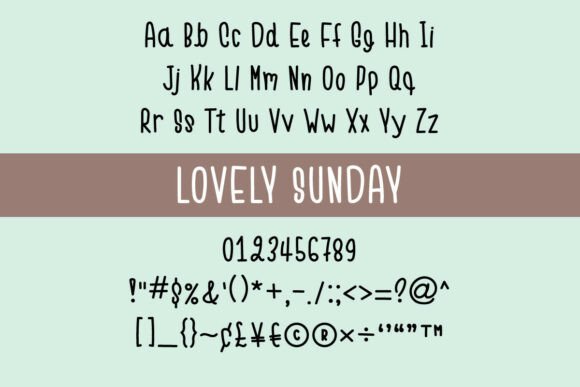 Mini Bundle Font PNG with transparent background - Preview 2
