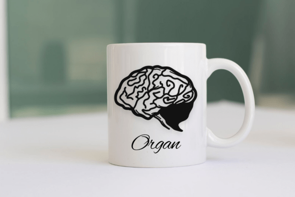Organ Cute Font PNG with transparent background - Preview 4