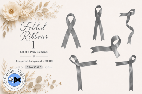 PNG Folded Ribbons 1