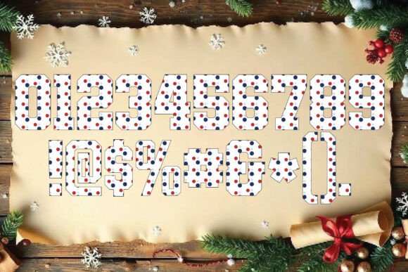 Patriotic Charm Font PNG with transparent background - Preview 5