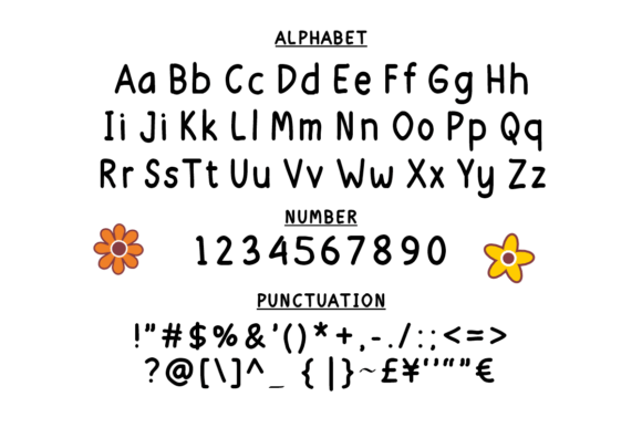 Pencil Power Font PNG with transparent background - Preview 3