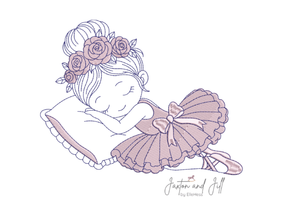 Sleeping Baby Ballerina Nursery Design