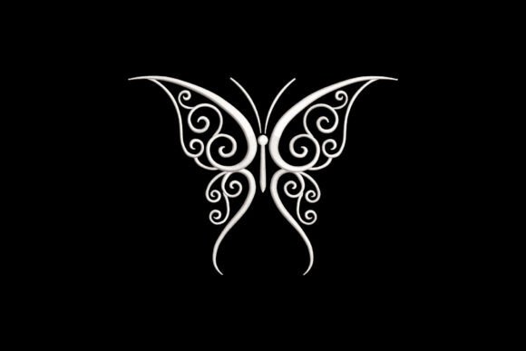 Tribal Butterfly Bugs & Insects Embroidery Design By EmZone